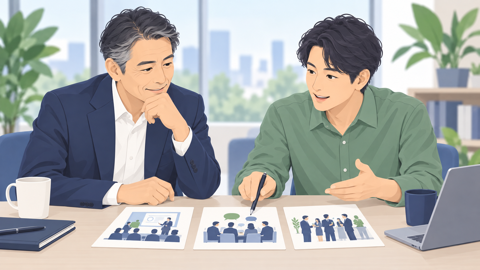 交流会の成果を変える事前準備|参加前に決めておきたい目的と目標について考える交流会参加者のイメージ