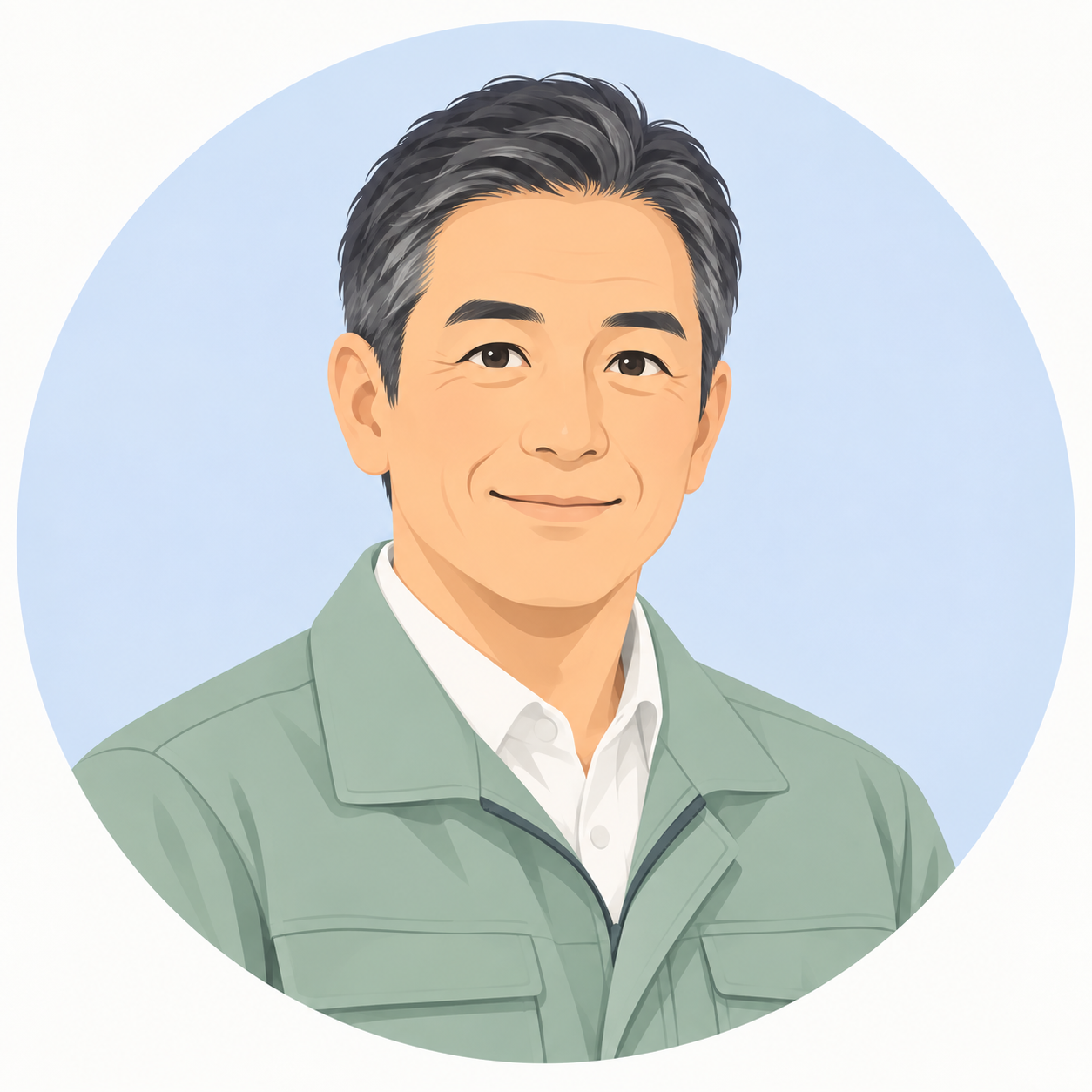 建設業・50代参加者のイメージイラスト