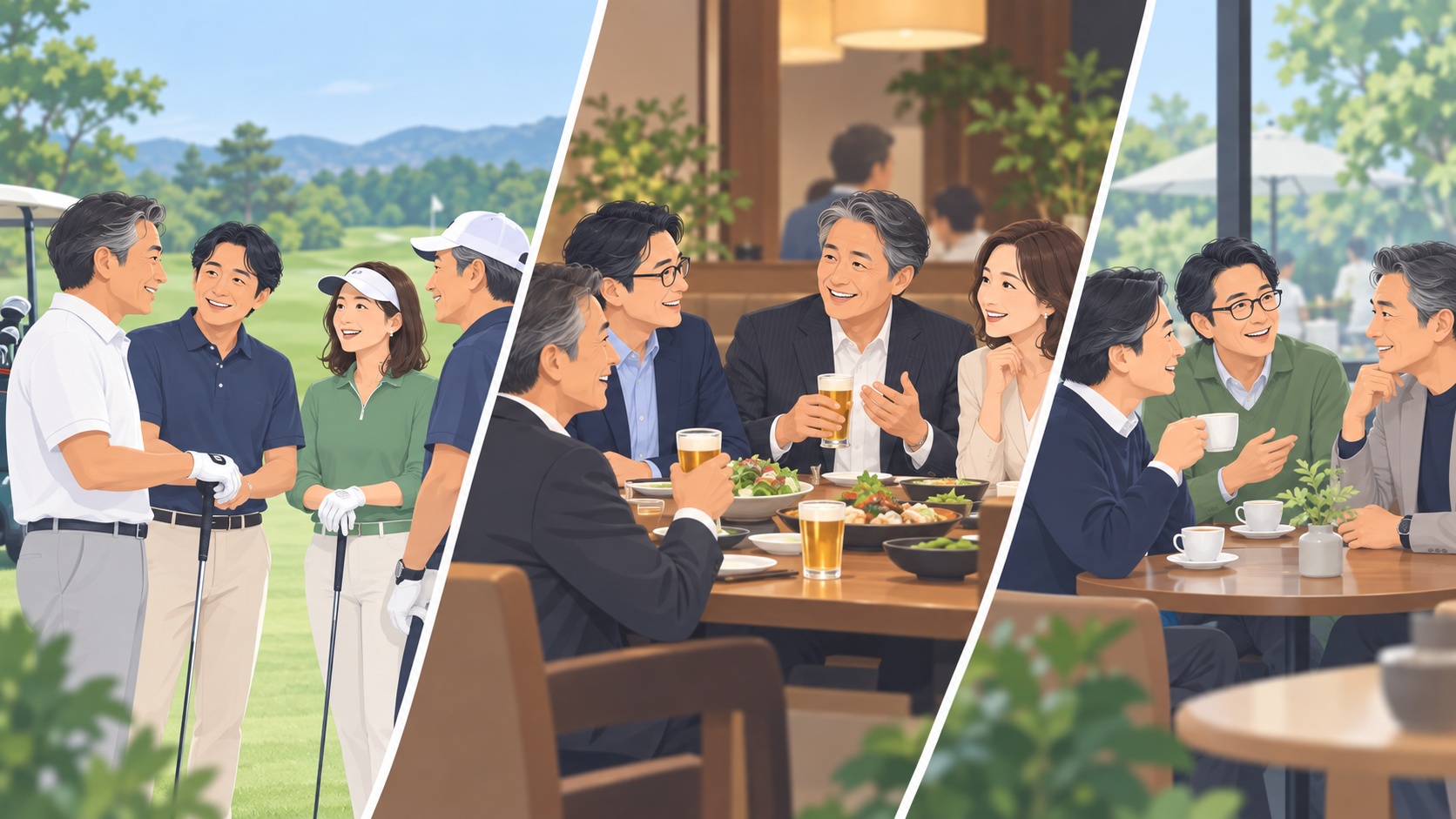 趣味が同じなら、会話は自然に始まる。のイメージ
