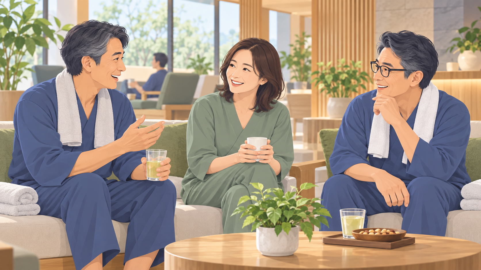 サウナをきっかけに自然につながるのイメージ