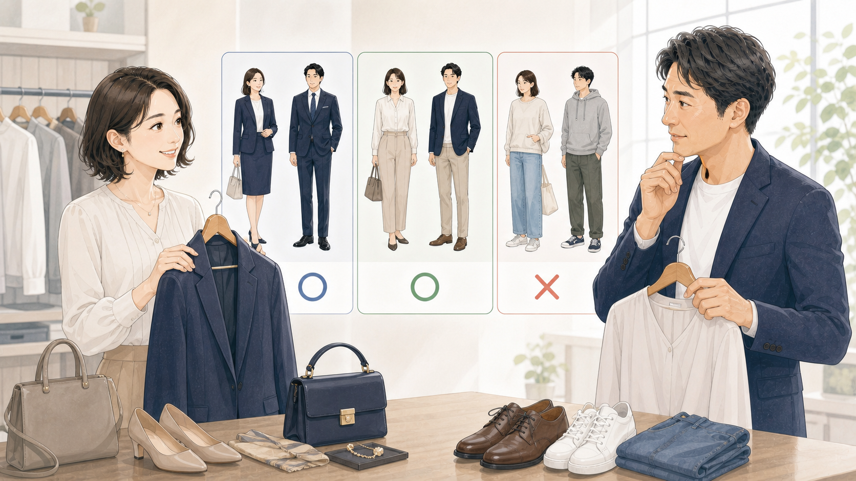 ビジネス交流会の服装完全ガイド｜スーツ？私服？会のタイプ別に解説のイメージ