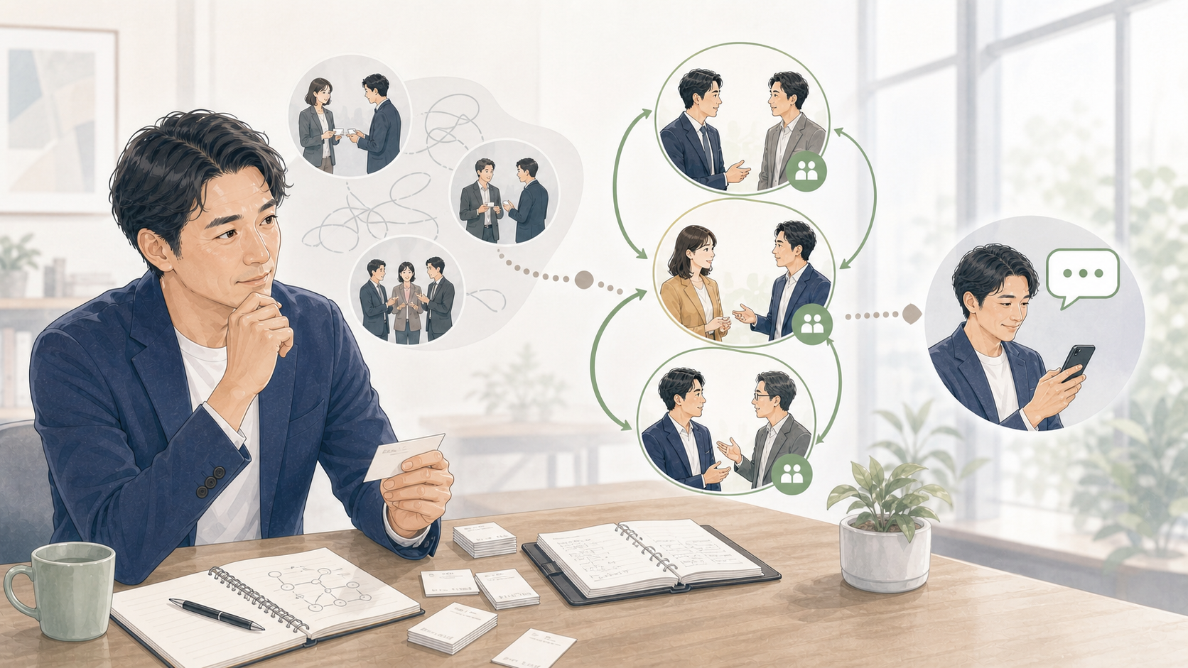 「交流会は意味ない」は本当か？成果が出ない5つの原因と直し方のイメージ