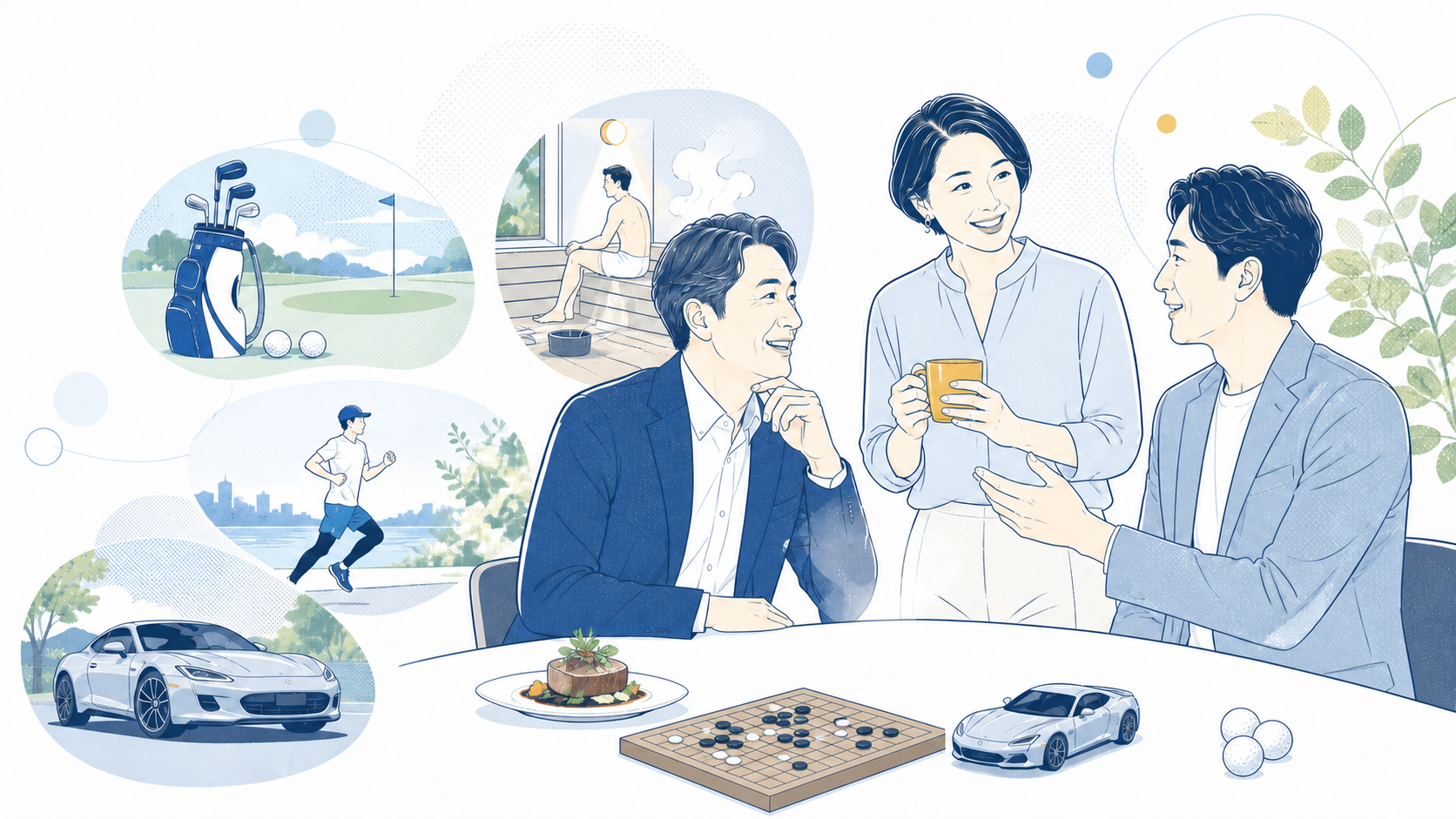 趣味が同じなら、会話は自然に始まる。のイメージ